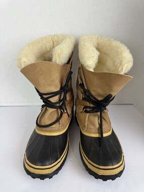Vintage Sorel Caribou Winter Boots Size 7 Made in Canada
